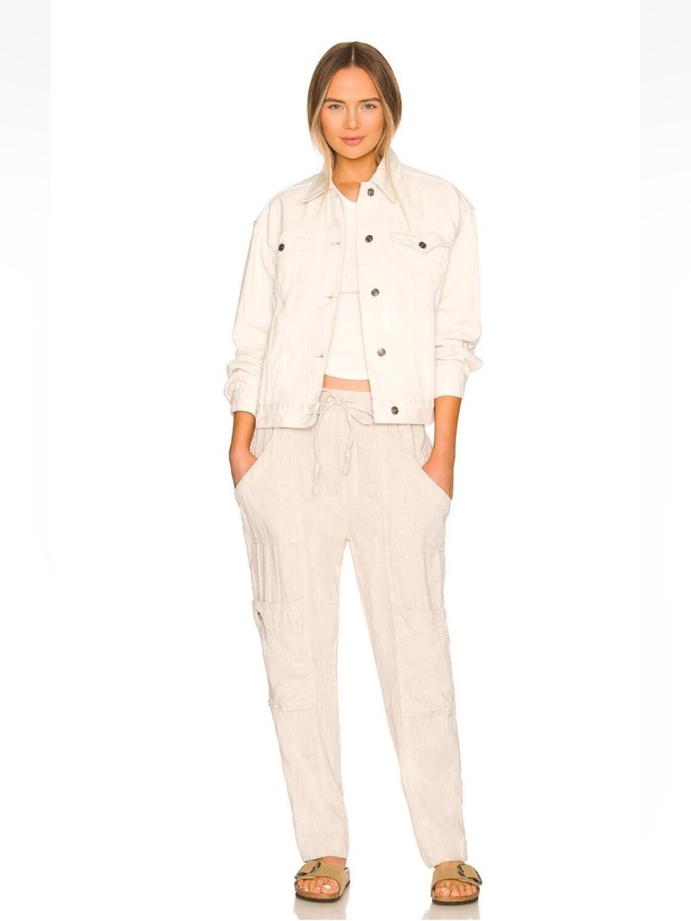 FREE PEOPLE Feelin Good Utility Pull On Pant